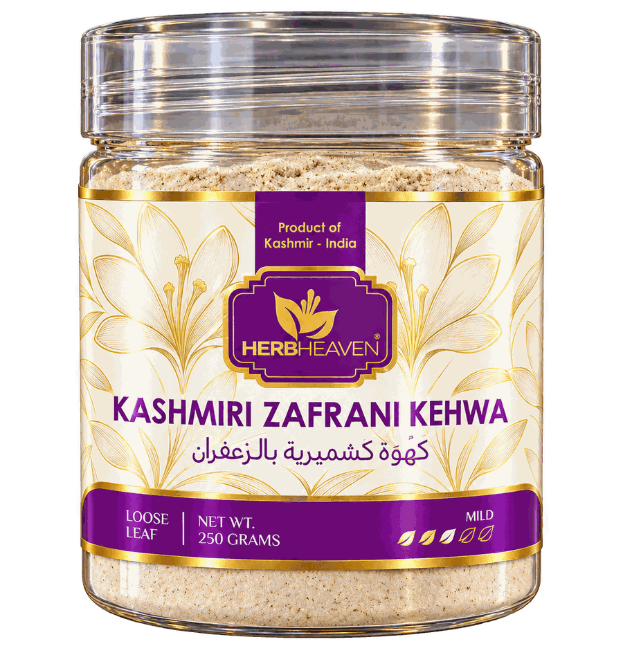 Herb Heaven Kashmiri Zafrani Kehwa jar